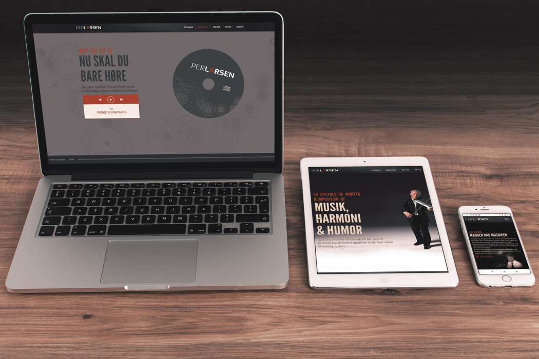 Renditions of Musician Per Larsen's Website